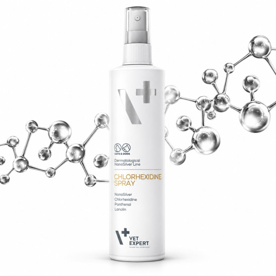 Spray Vet Expert – Clorhexidină  pentru Câini și Pisici – 100 ml